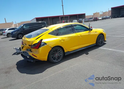 2024 Acura Integra A-Spec Technology из США, поврежденный, VIN 19UDE4H60RA022334